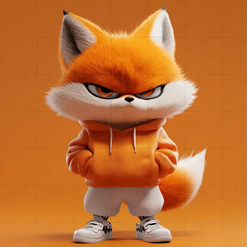 Grumpy Cartoon Animals In Streetwears