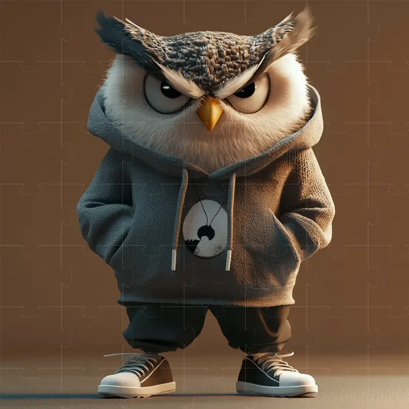 Grumpy Cartoon Animals In Streetwears