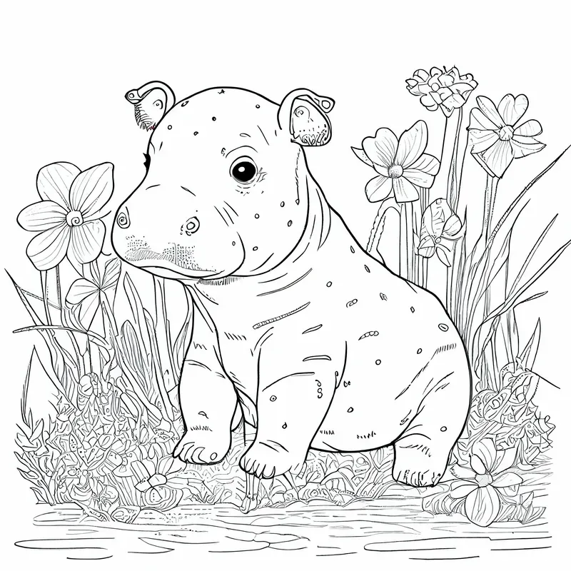 Coloring Safari Animals