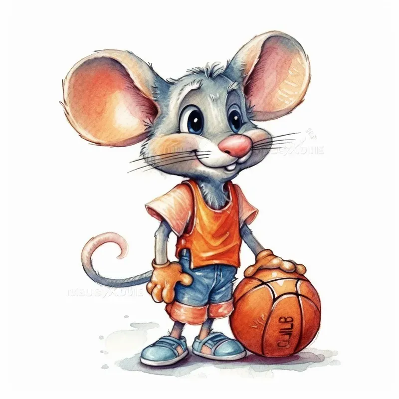 Watercolor Sports Animals