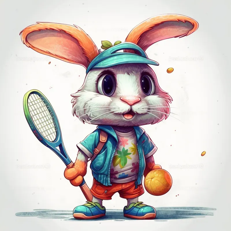 Watercolor Sports Animals