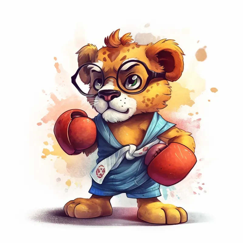 Watercolor Sports Animals