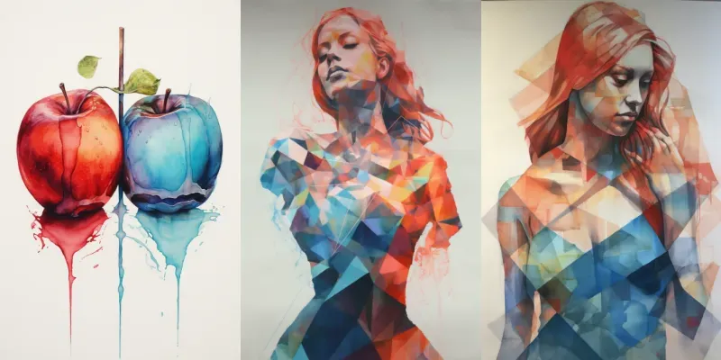 Watercolor Painting Art generated by undefined