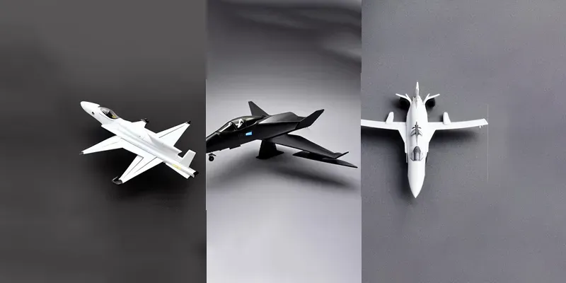 Model Fighter Jet generated by undefined