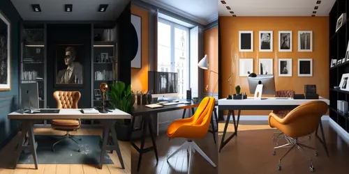 Beautiful Home Offices generated by midjourney