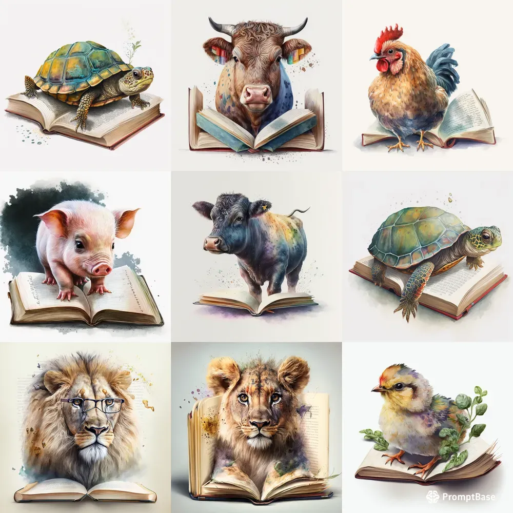Hyper Realistic Animal Illustrations
