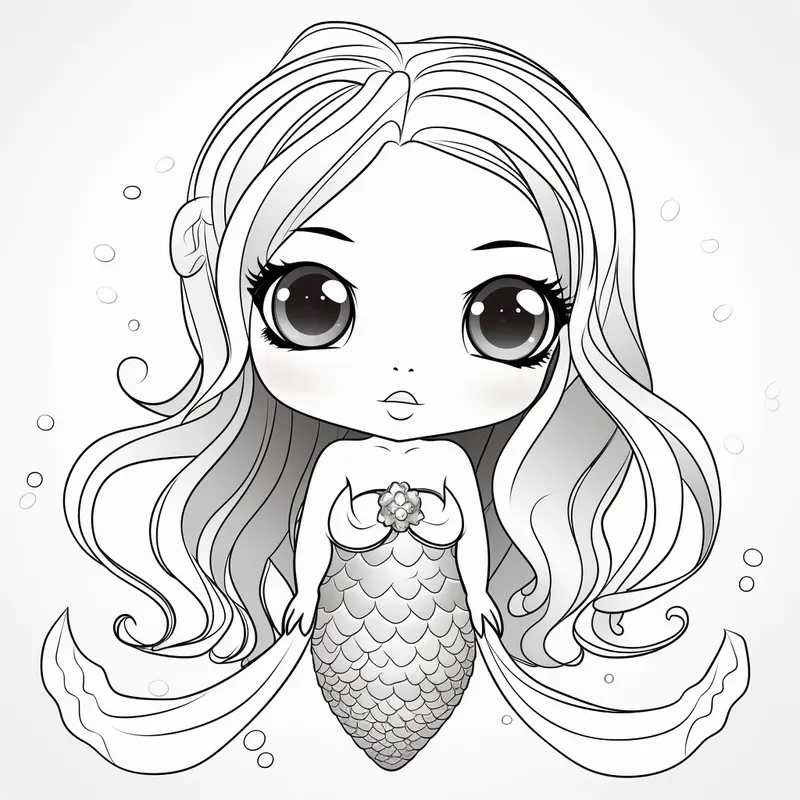 Chibi Anime Coloring Pages