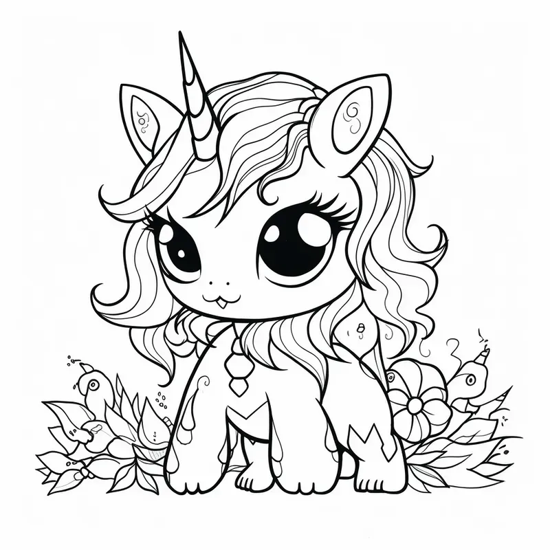Chibi Anime Coloring Pages