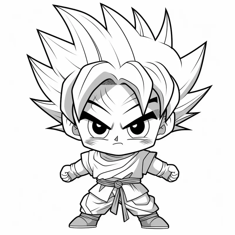 Chibi Anime Coloring Pages