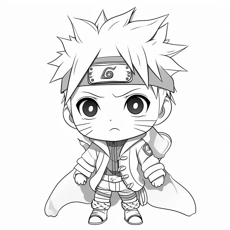 Chibi Anime Coloring Pages