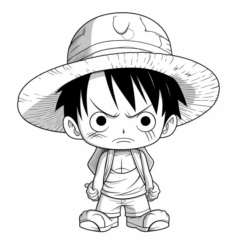 Chibi Anime Coloring Pages