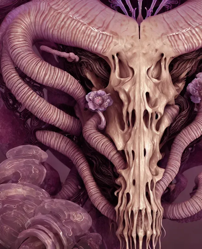 Futuristic Alien Skulls