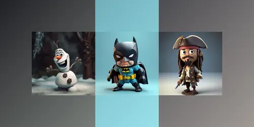 Cute Characters From Movies generated by midjourney