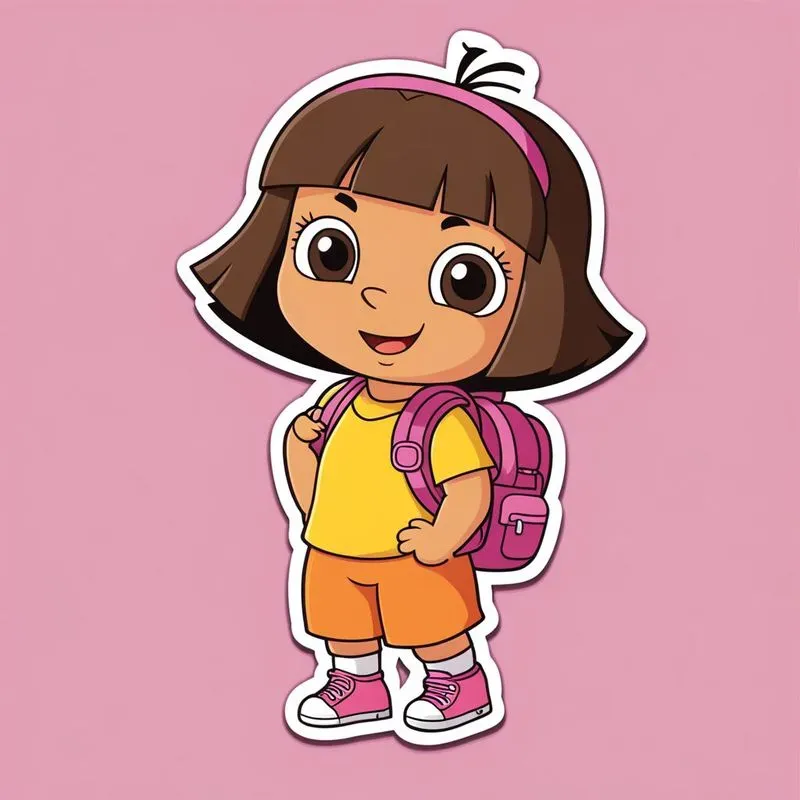 Cartoon Character Sticker Series