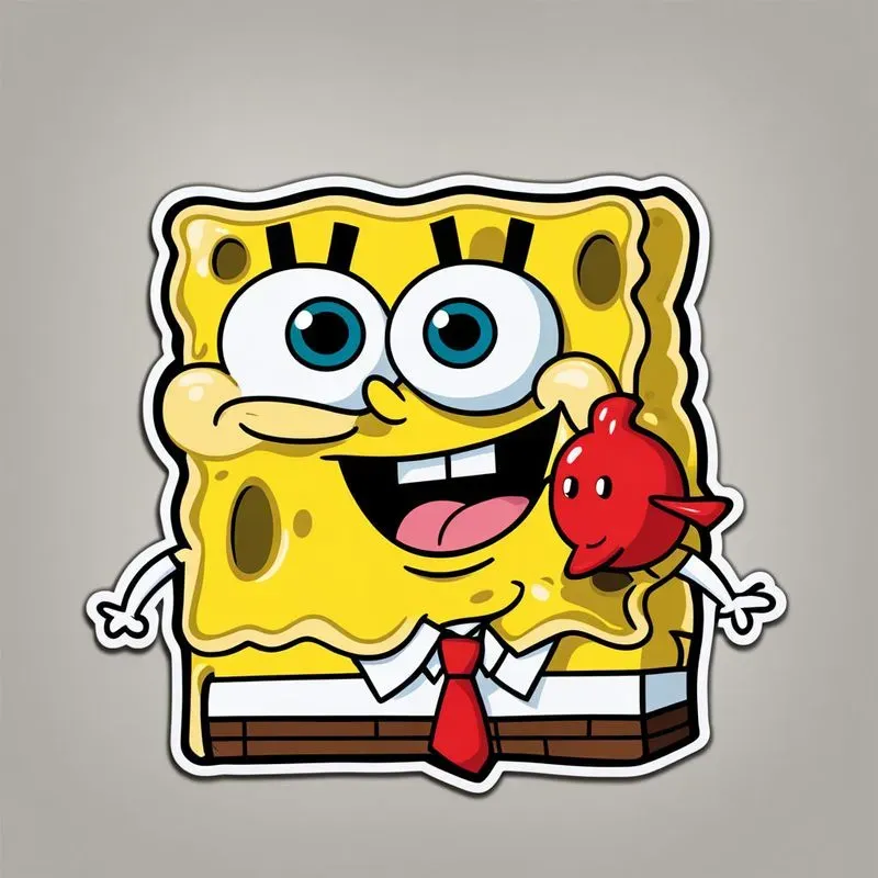 Cartoon Character Sticker Series