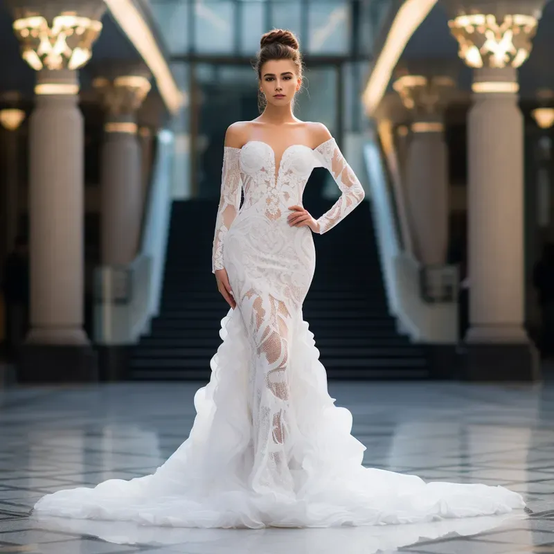 Glamorous Bridal Dresses On Runways