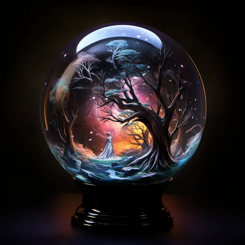 The Whole Life In Snow Globes