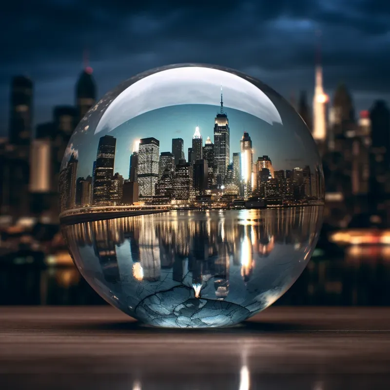 The Whole Life In Snow Globes