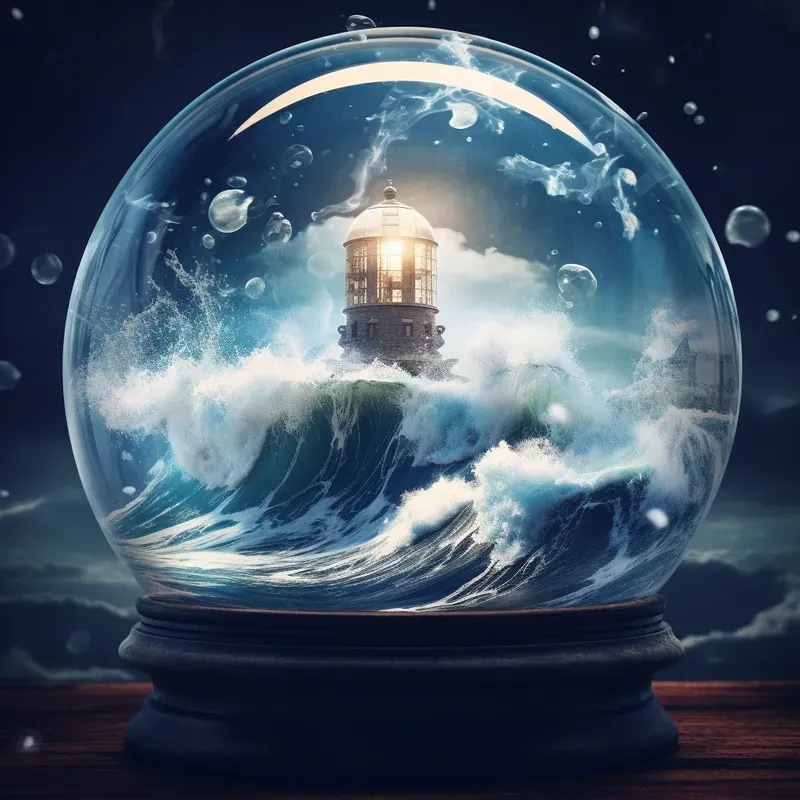 The Whole Life In Snow Globes