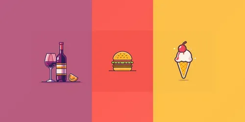 Minimalist Flat Vector Icons generated by midjourney