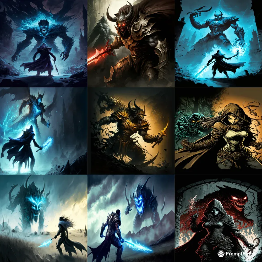 Character Concept Art Fight Scenes