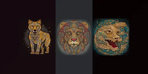 Fusion Tshirt Designs generated by midjourney