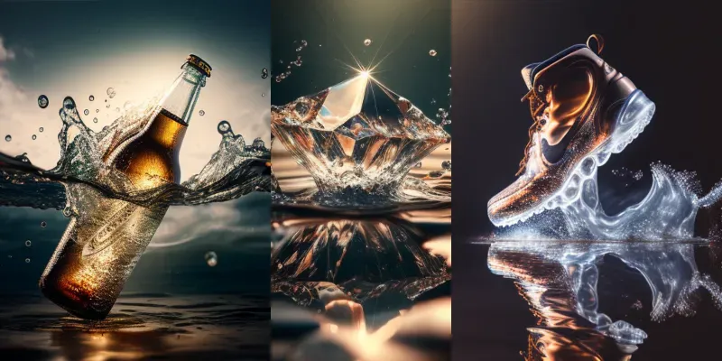 Drops In Water generated by undefined