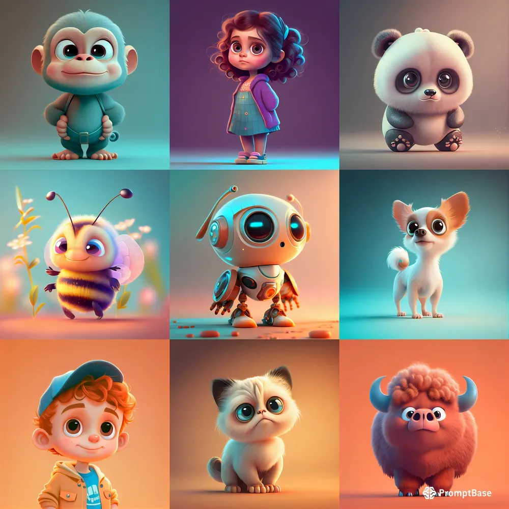 Cute Cartoon Characters