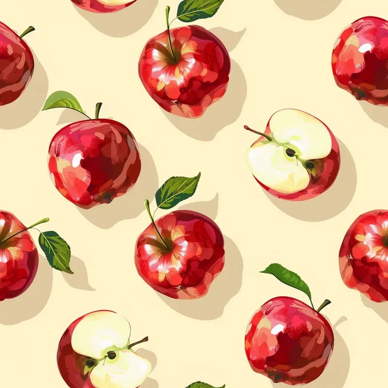 Fruits Loops Repeating Patterns Pop Art
