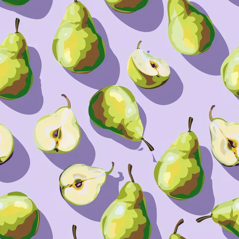 Fruits Loops Repeating Patterns Pop Art
