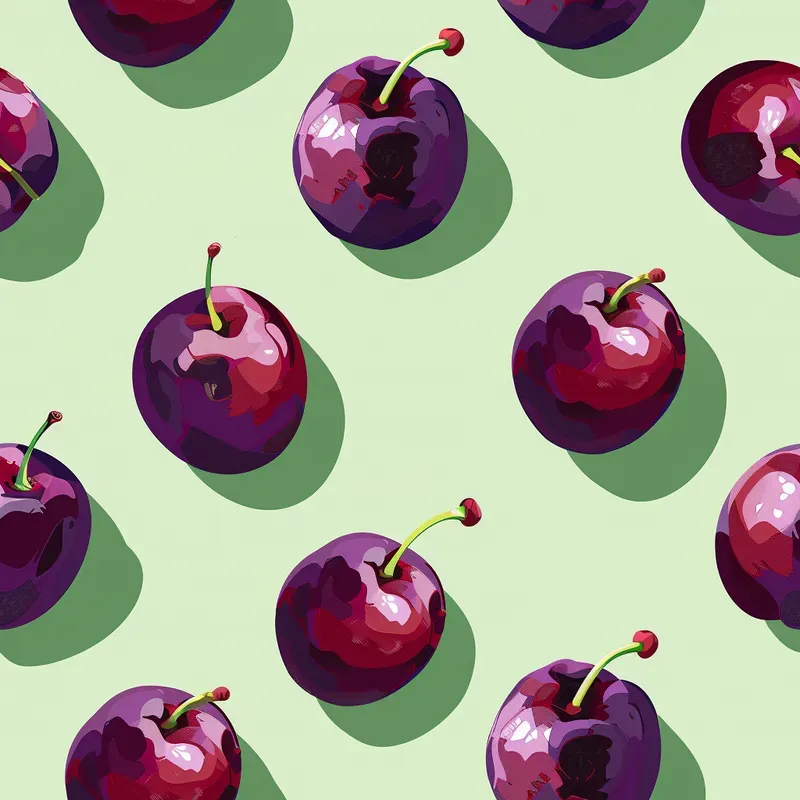 Fruits Loops Repeating Patterns Pop Art