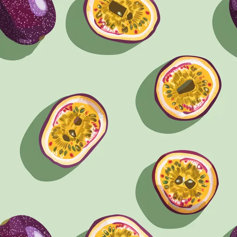Fruits Loops Repeating Patterns Pop Art
