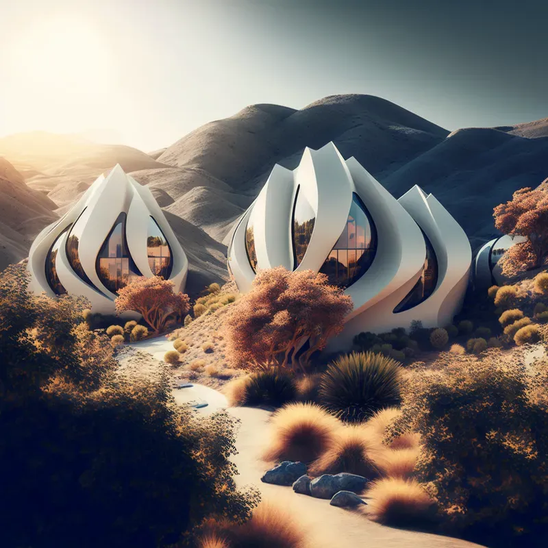 Organic Futuristic Houses