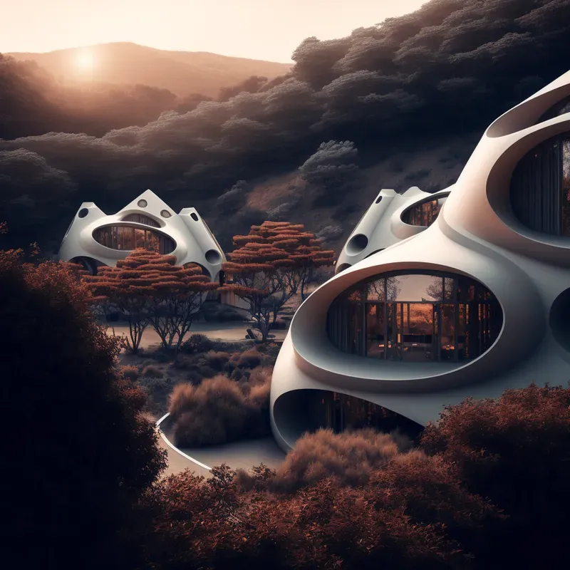 Organic Futuristic Houses
