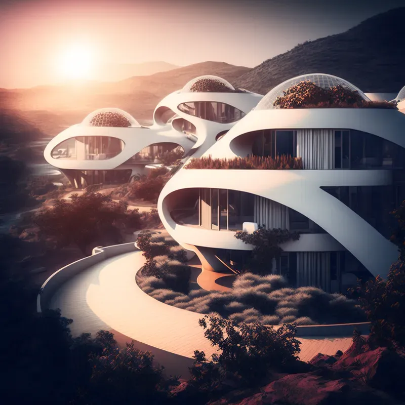 Organic Futuristic Houses