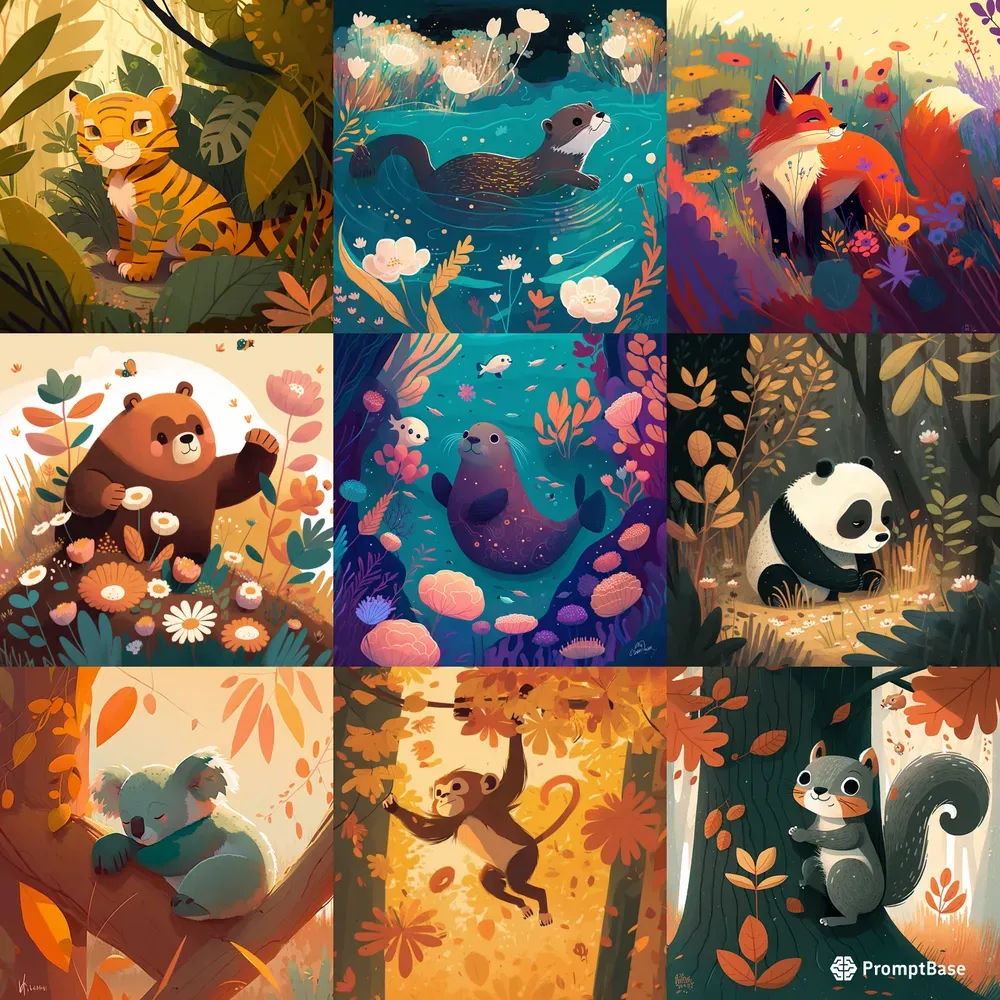 Cute Animals In Nature
