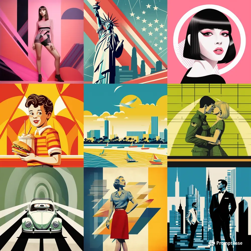 Vibrant 50s Designs