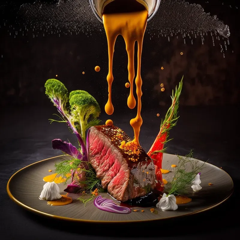 Michelin Star Food Plates