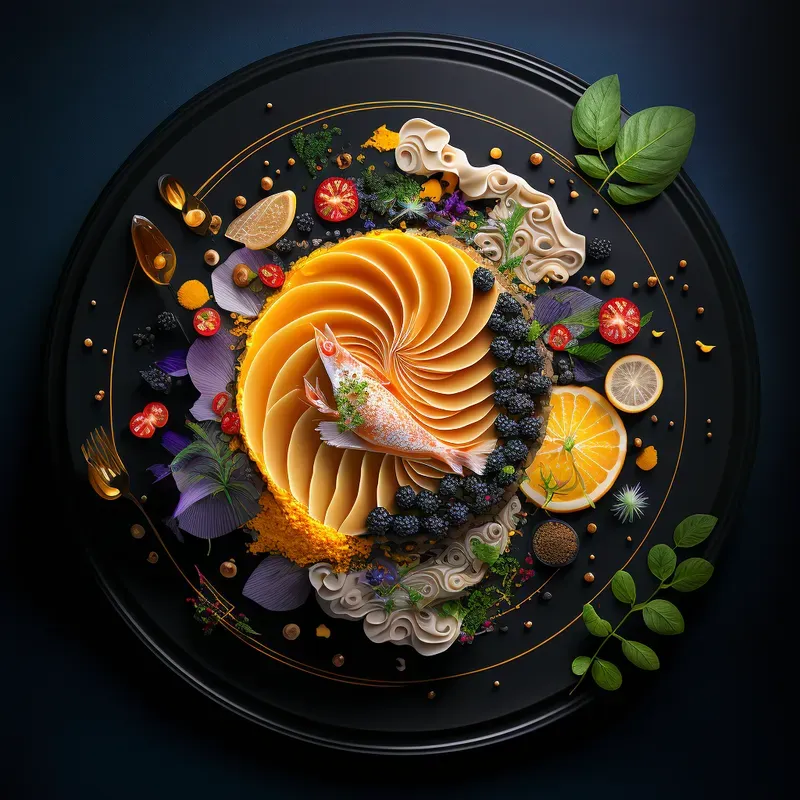 Michelin Star Food Plates