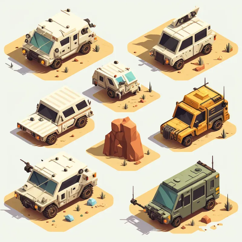 Isometric Sprites - 2D Game Assets Universal Kits