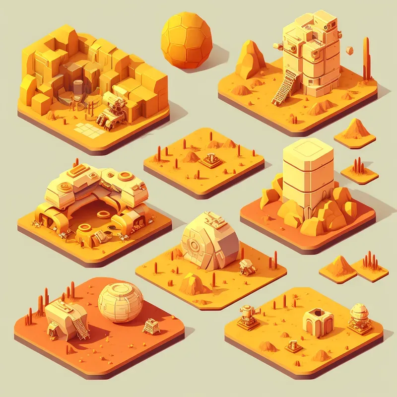 Isometric Sprites - 2D Game Assets Universal Kits