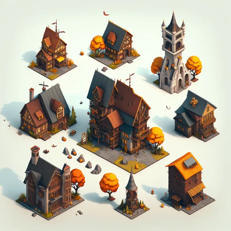 Isometric Sprites - 2D Game Assets Universal Kits