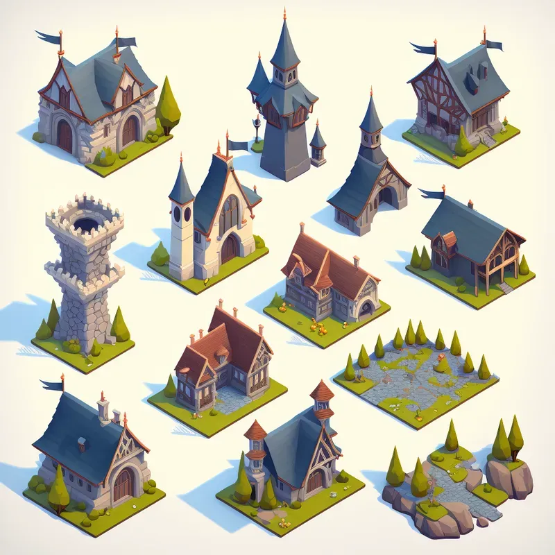 Isometric Sprites - 2D Game Assets Universal Kits
