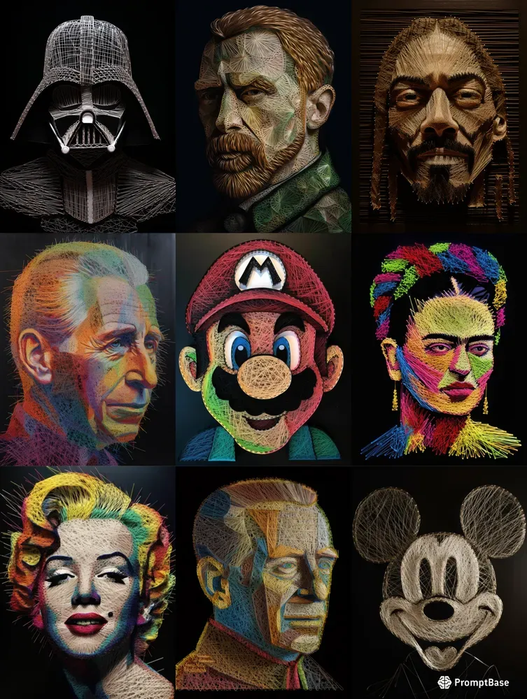 String Art Portraits