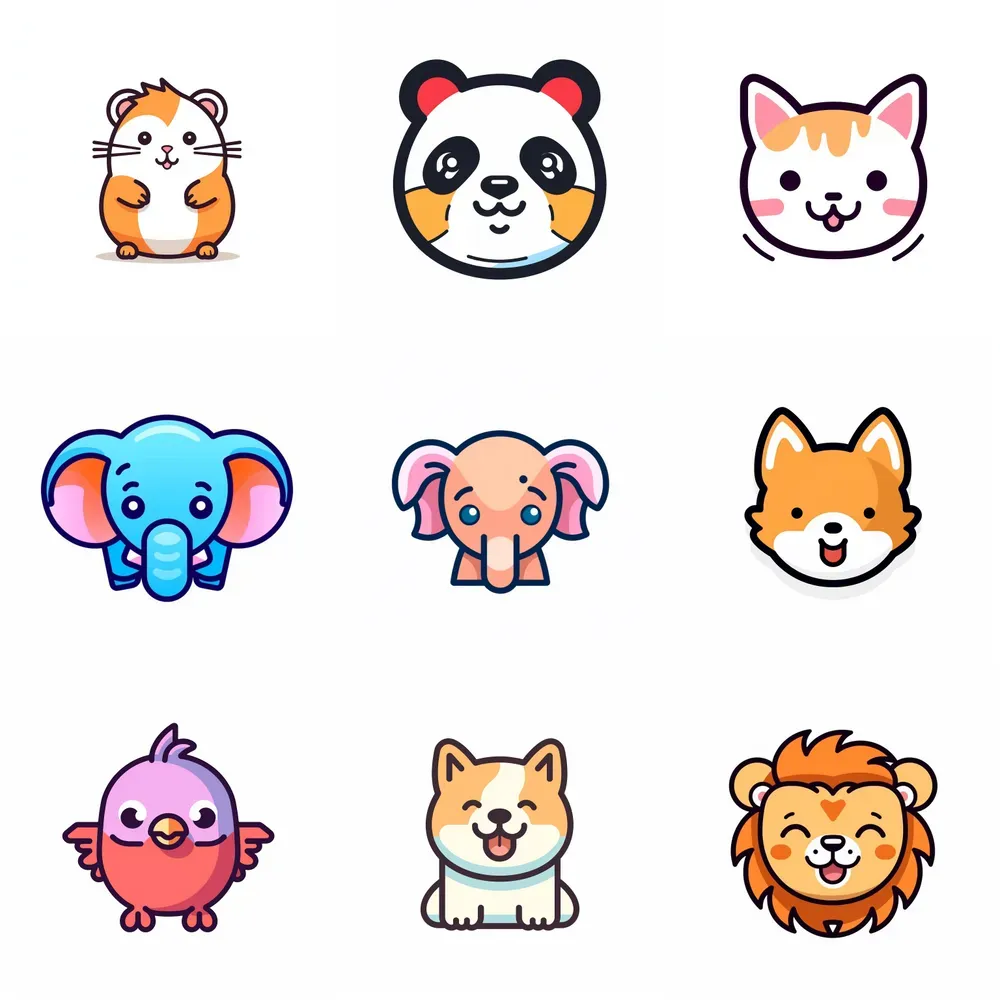 Cute Kawaii Icons