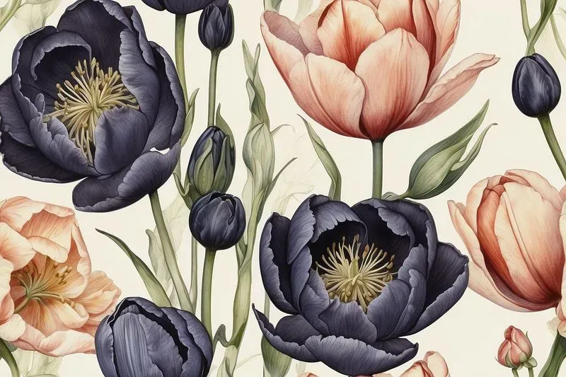 Watercolor Flower Posters