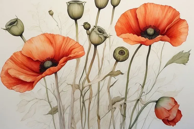 Watercolor Flower Posters