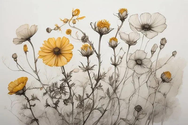 Watercolor Flower Posters
