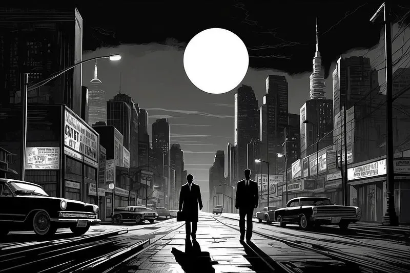 Noir Graphic Novel Posters