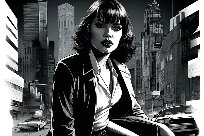Noir Graphic Novel Posters